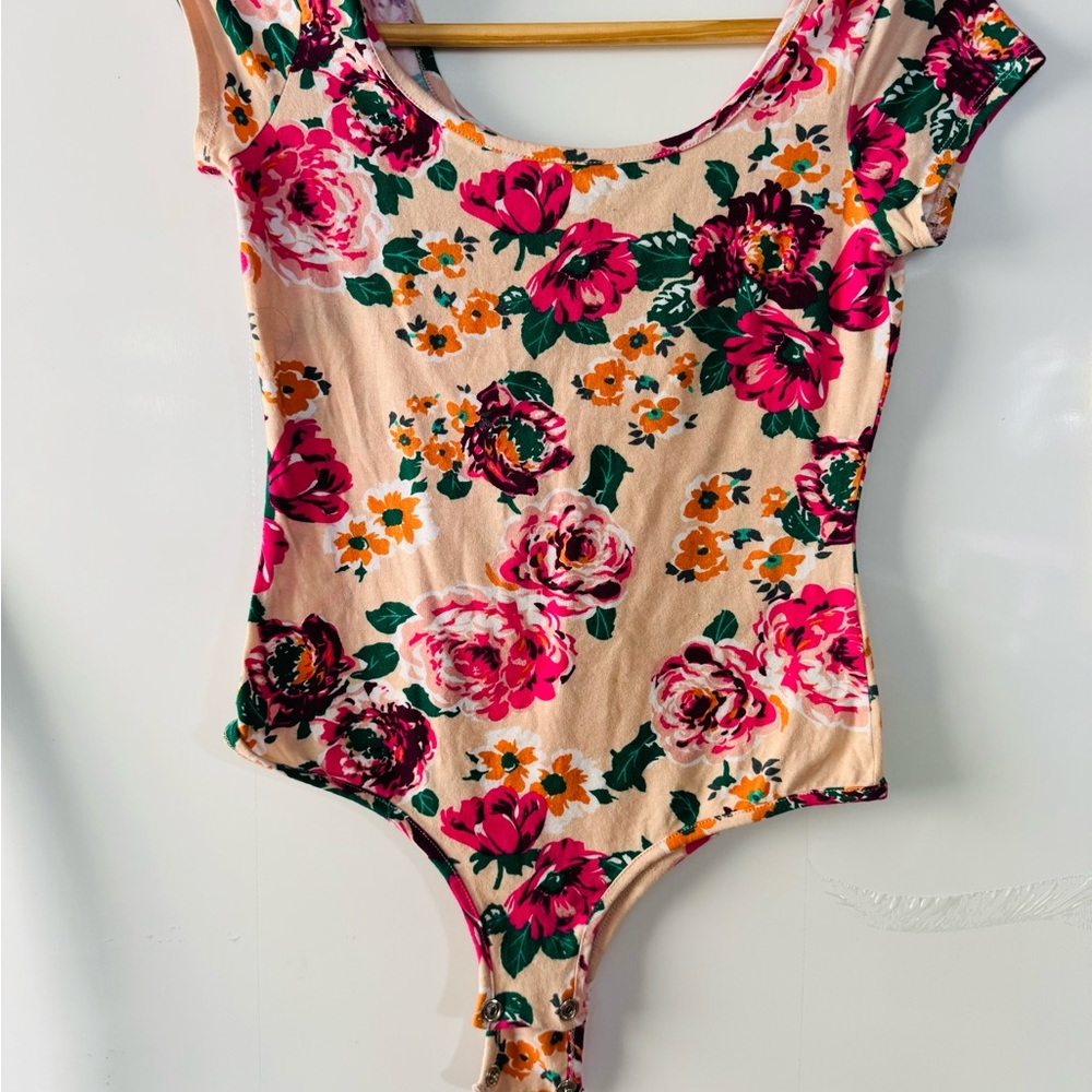 Floral Print Bodysuit